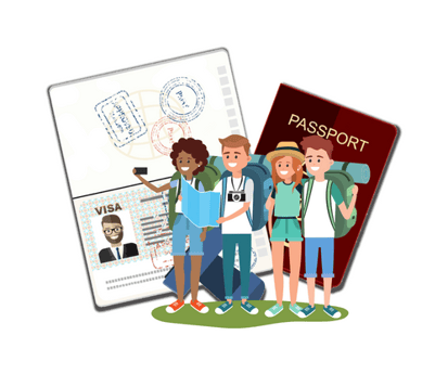 Tourist Visa logo icon Tourist Visa logo icon